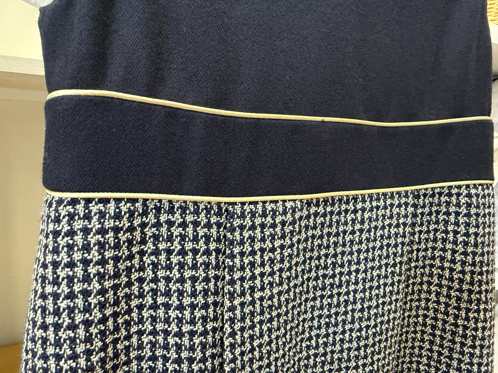 小学校受験用ジャンパースカートネイビー（イエロー）